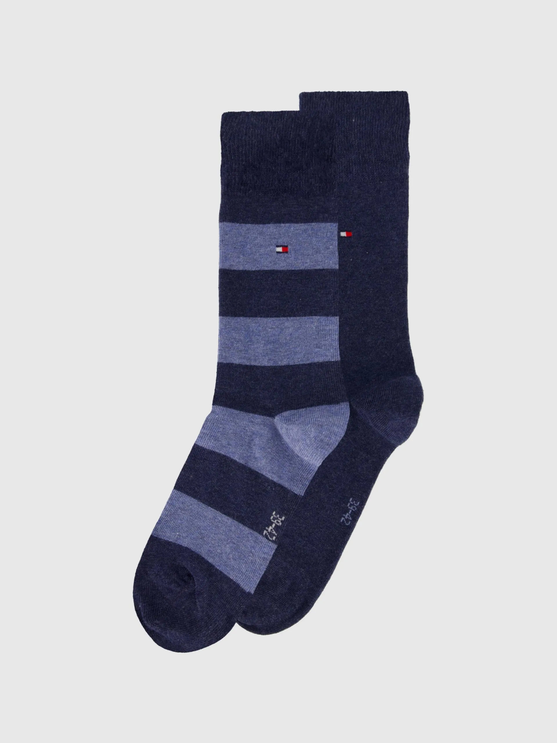 Tommy Hilfiger Men's Rugby Socks, 2 Pack, Navy, 43-46 - immagine 2
