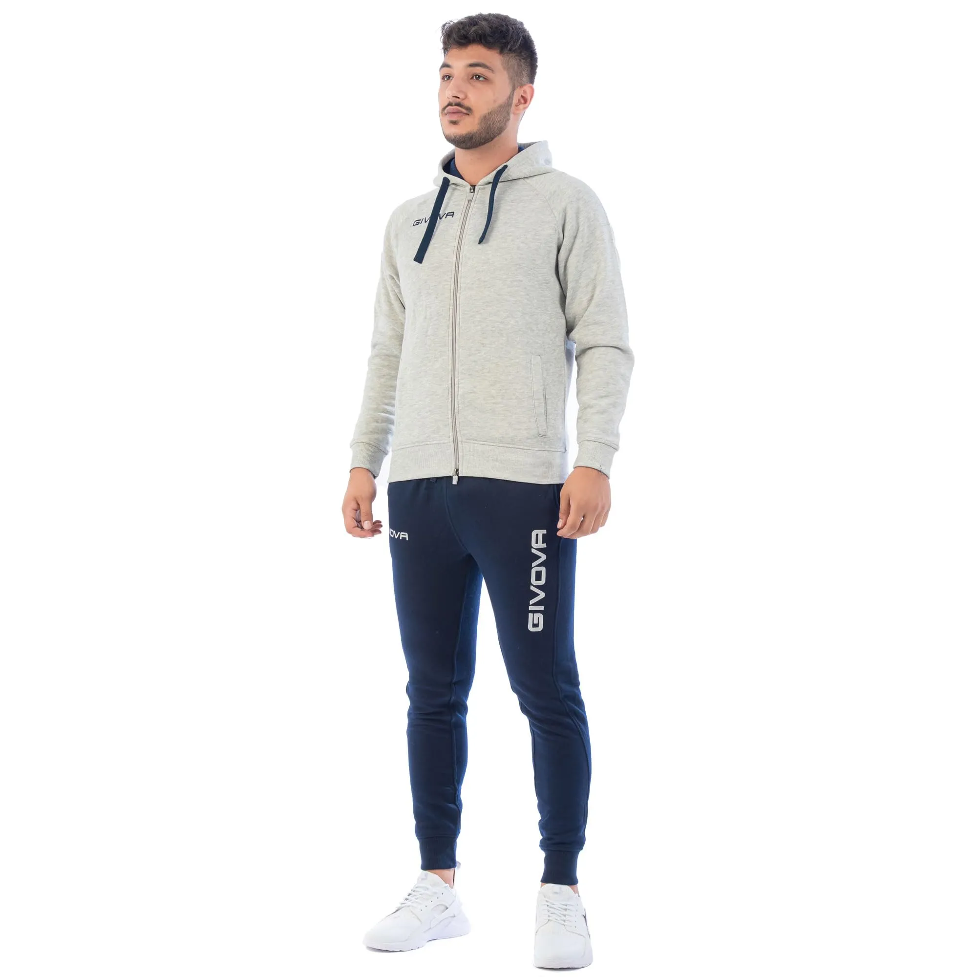 Givova Tuta Sportiva LF21 Uomo Grigio/Blu M - immagine 1