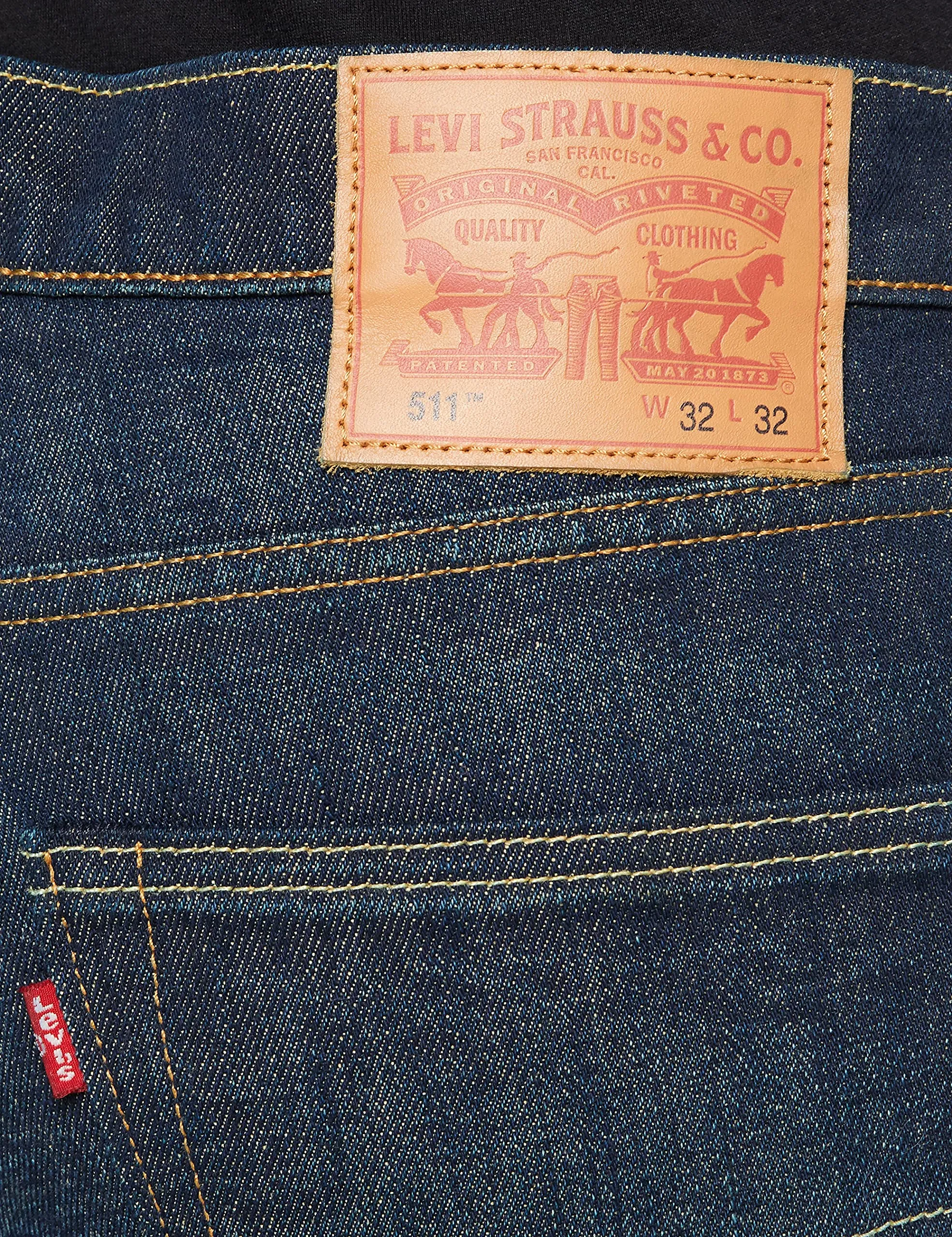 Levi's 511 Slim v5 Jeans Men's, Blue (Mile 10 2007), 38W / 34L - immagine 5