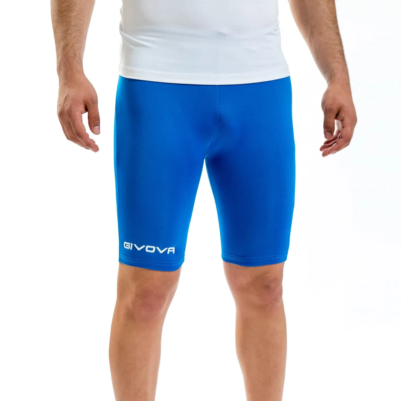 Givova Bermuda Skin Pantaloncino Corsa Uomo, Azzurro, S - immagine 1