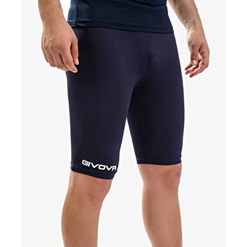 Givova Bermuda Skin Pantaloncino Corsa Uomo, Blu, XL - immagine 3