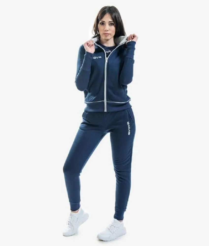 Givova Tuta King Star Donna Felpa Blu/Grigio Chiaro - immagine 3