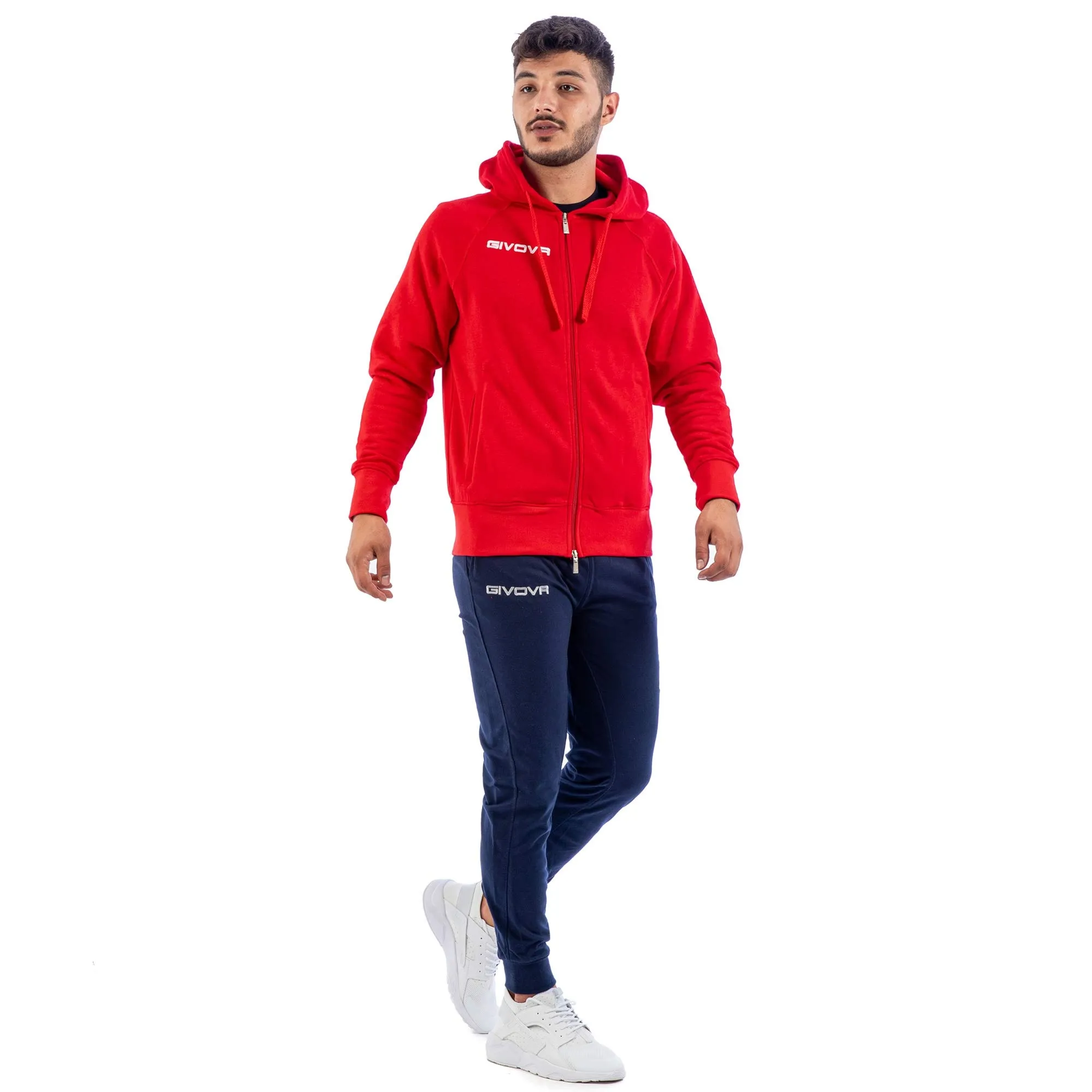 Givova Tuta Sportiva LF21, Rosso/blu, M - immagine 1