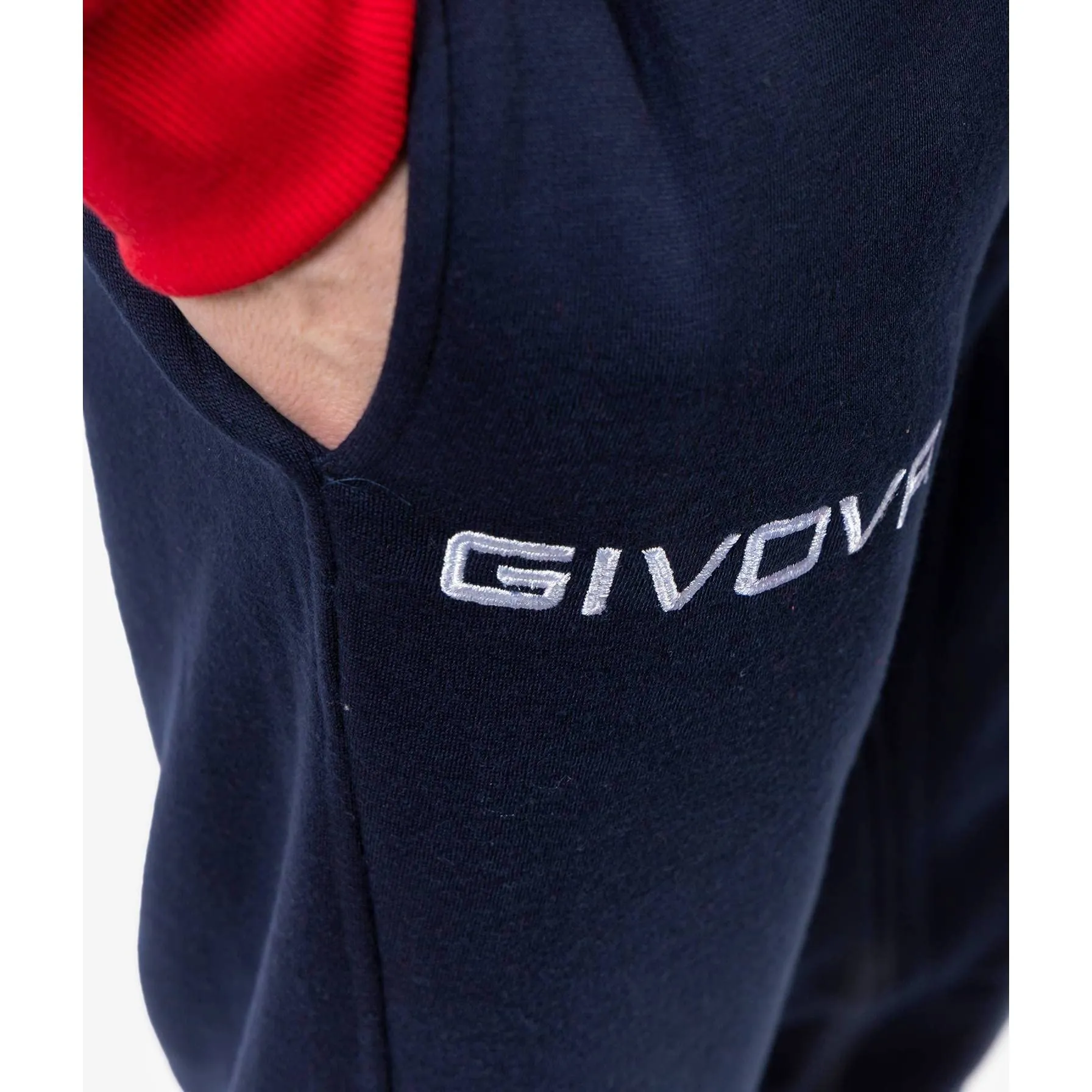 Givova Tuta King Felpa Rosso/Blu 2XL - immagine 4