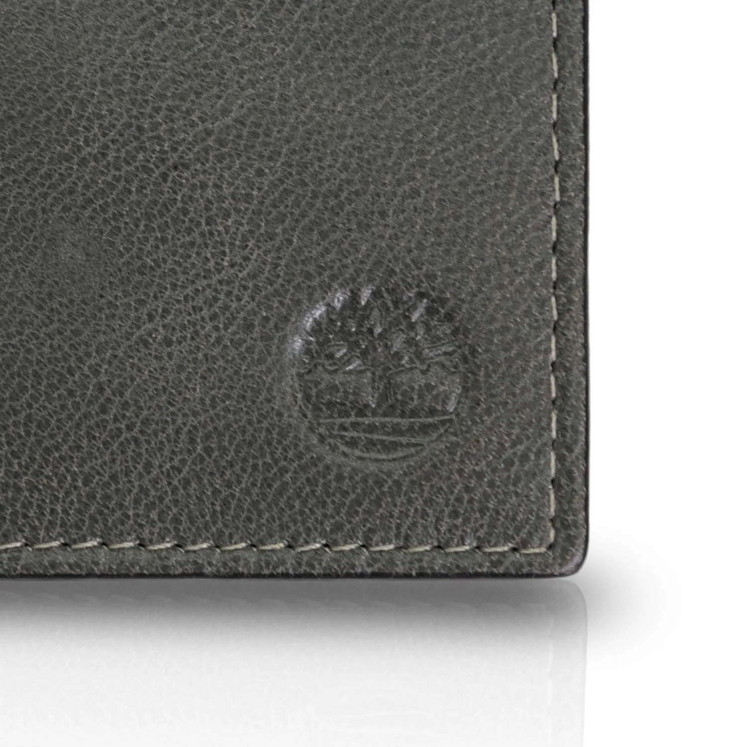 Timberland Portafoglio da Uomo in Pelle con Blocco RFID, Grigio, Taglia Unica - immagine 2