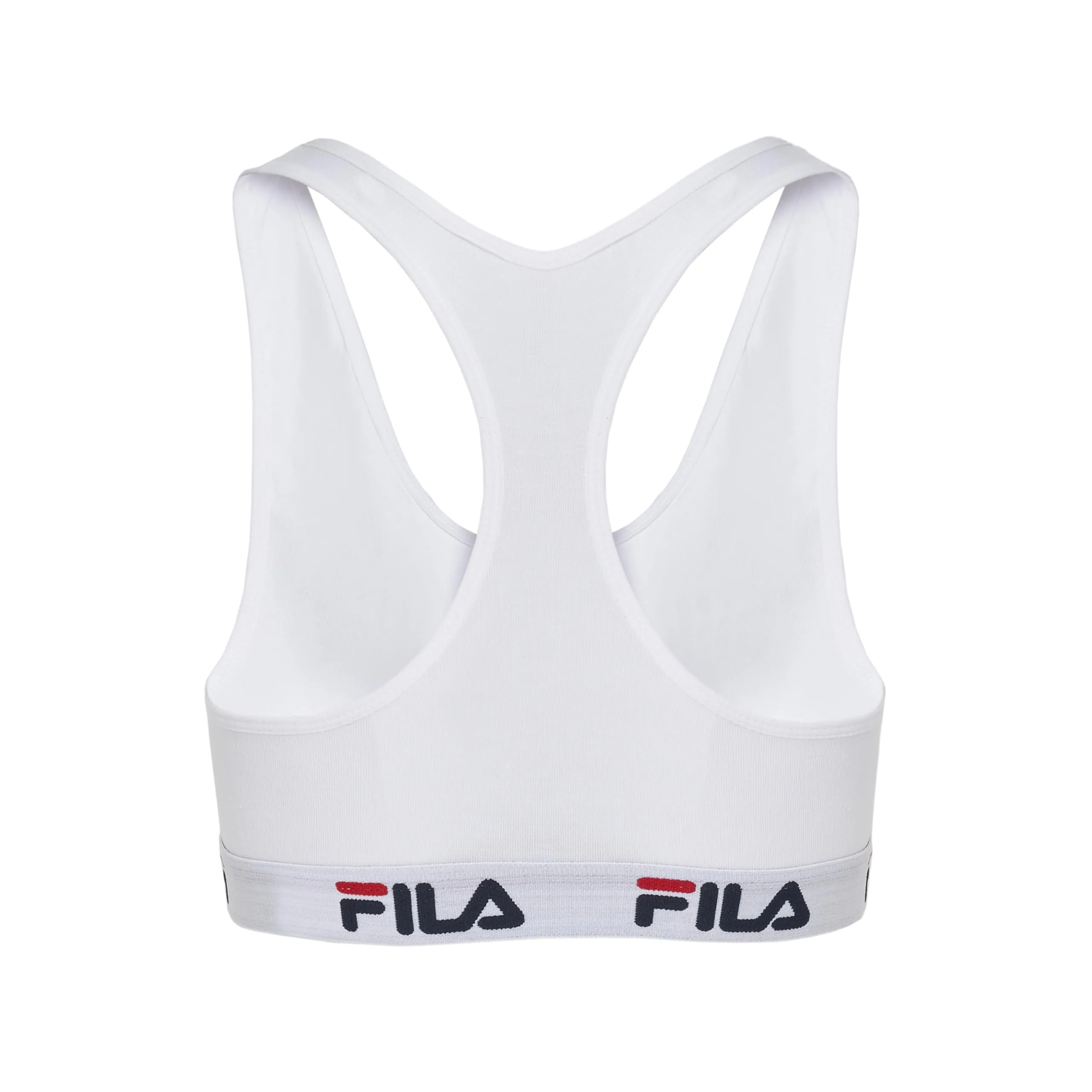Fila Reggiseno Sportivo Donna in Cotone Senza Ferretto, Bianco, Taglia L - immagine 3