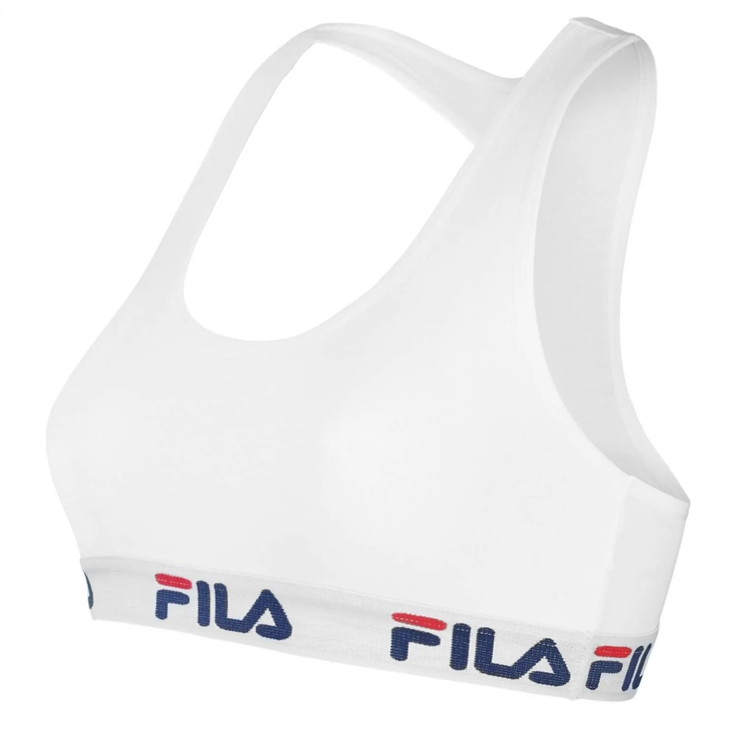 Fila Reggiseno Sportivo Donna in Cotone Senza Ferretto, Bianco, Taglia L - immagine 6