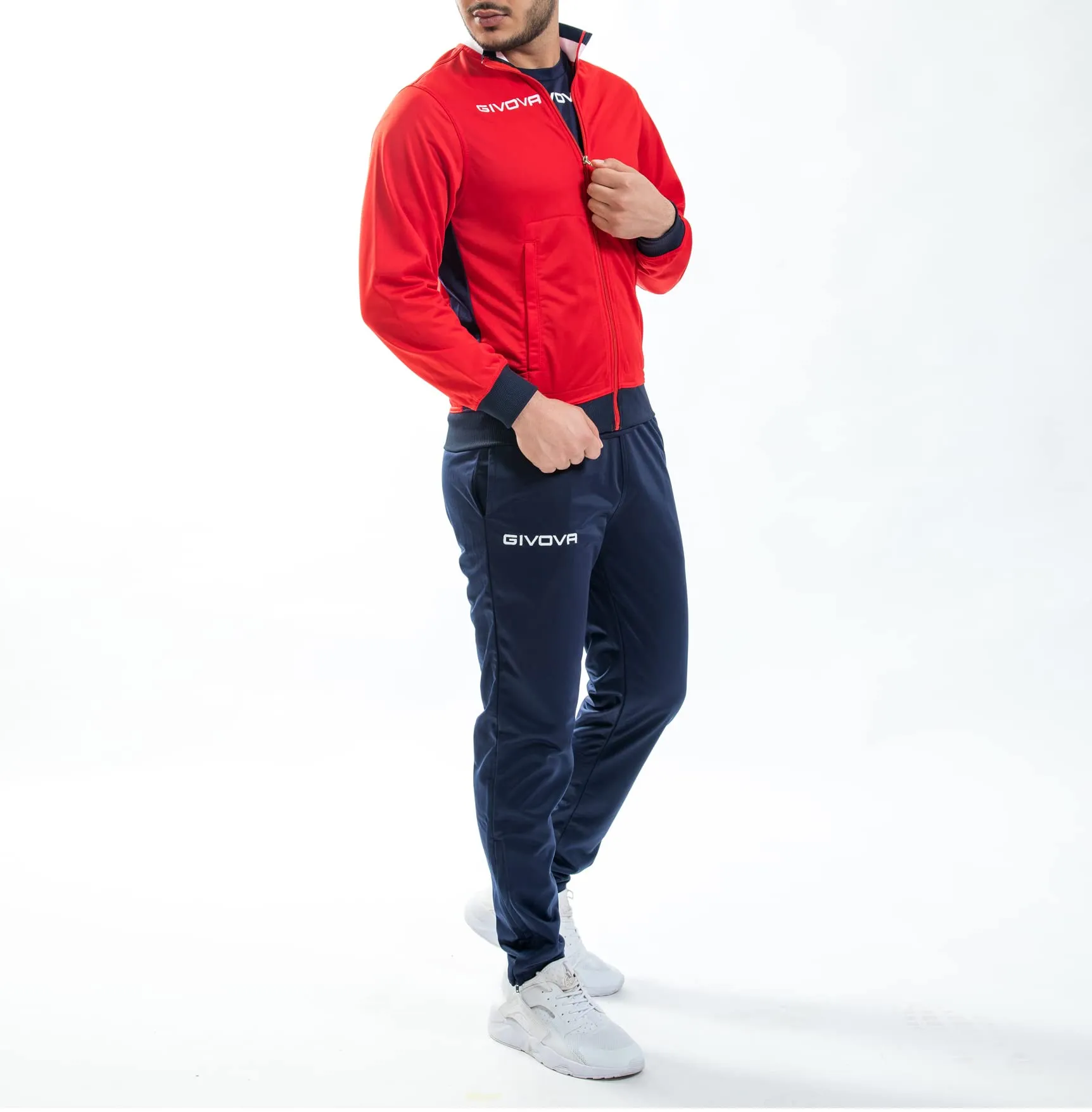 Givova TR032 Unisex Adulto, Rosso-Blu, XS - immagine 2