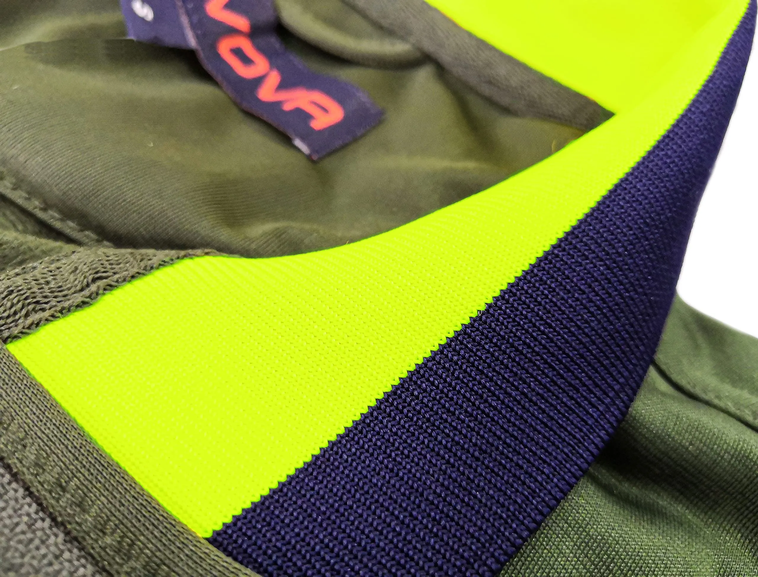 Givova TR032 Unisex Adult Verde Militare-Giallo Fluo 2XS - immagine 5