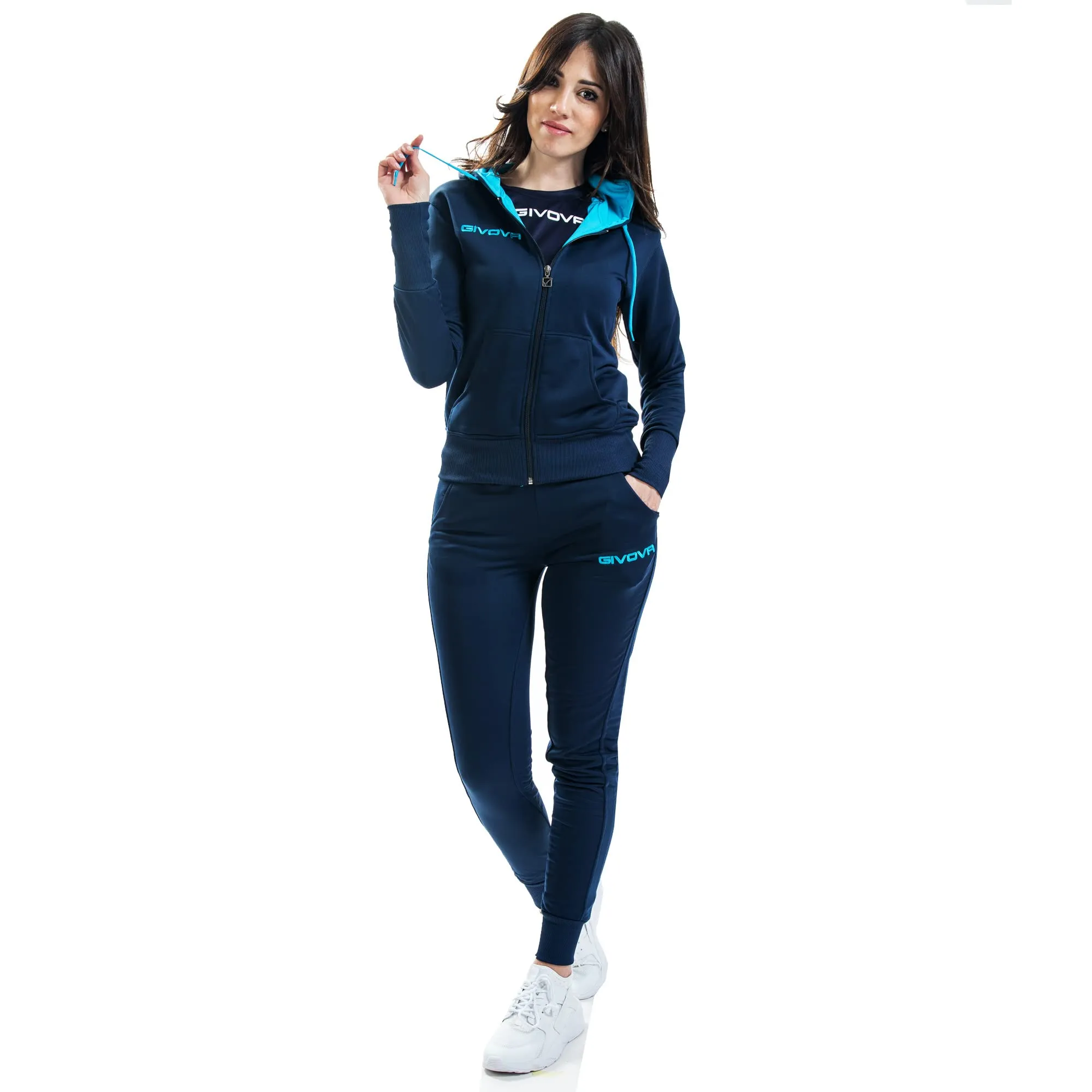 Givova Tuta Lady Blu/Turchese - immagine 1
