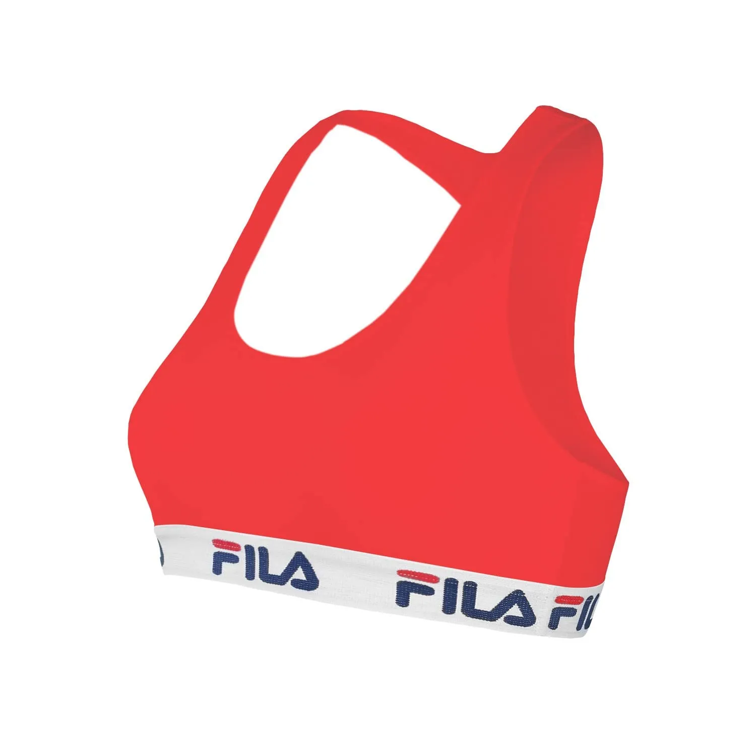 Fila Reggiseno Sportivo Donna, Rosso, Taglia M - immagine 5