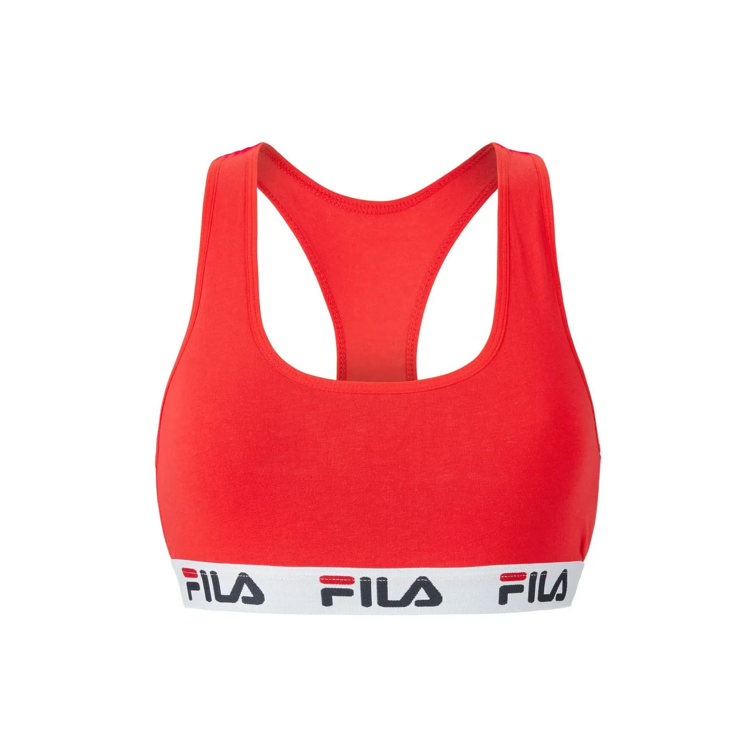 Fila Reggiseno Sportivo Donna, Rosso, Taglia M - immagine 6