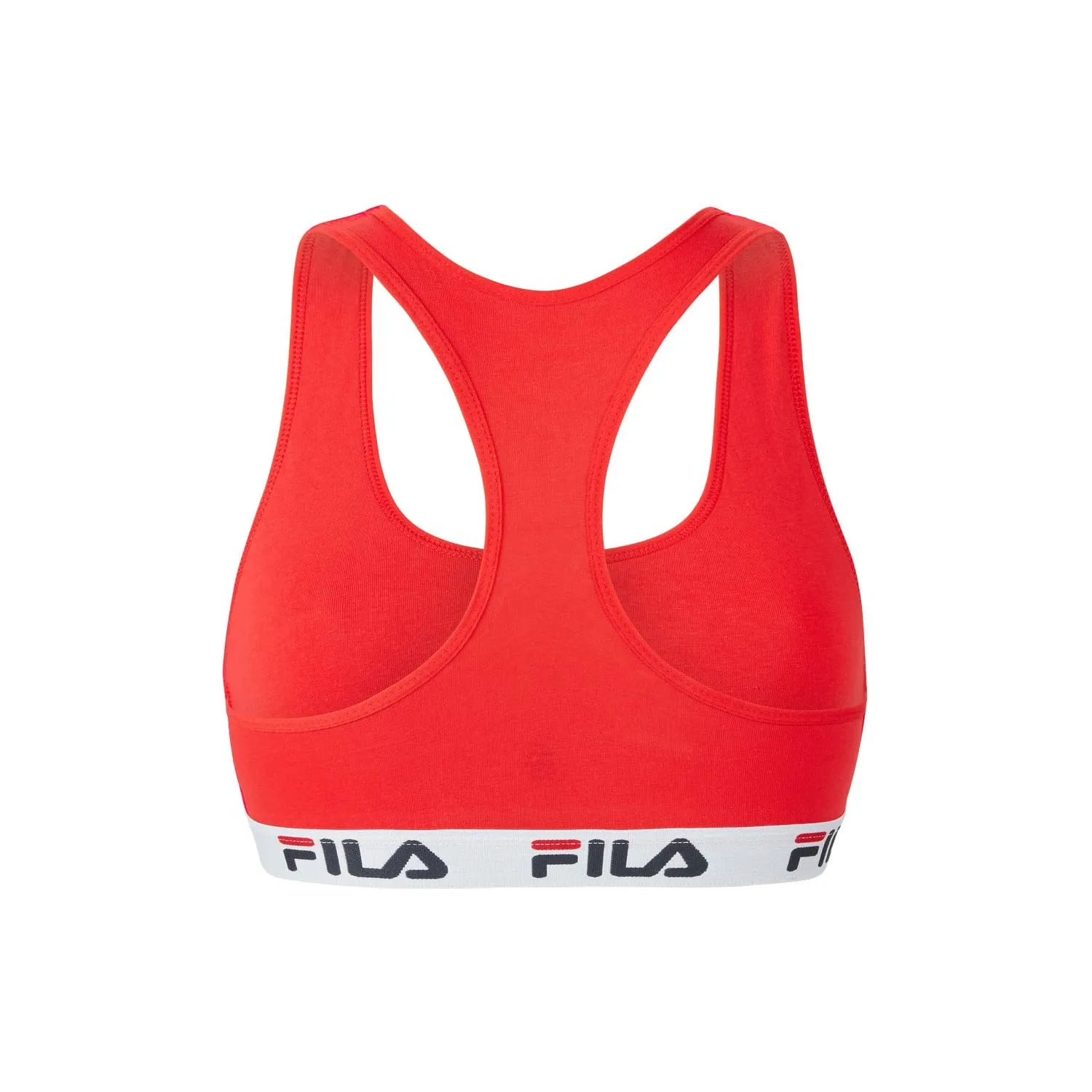 Fila Reggiseno Sportivo Donna, Rosso, Taglia M - immagine 9