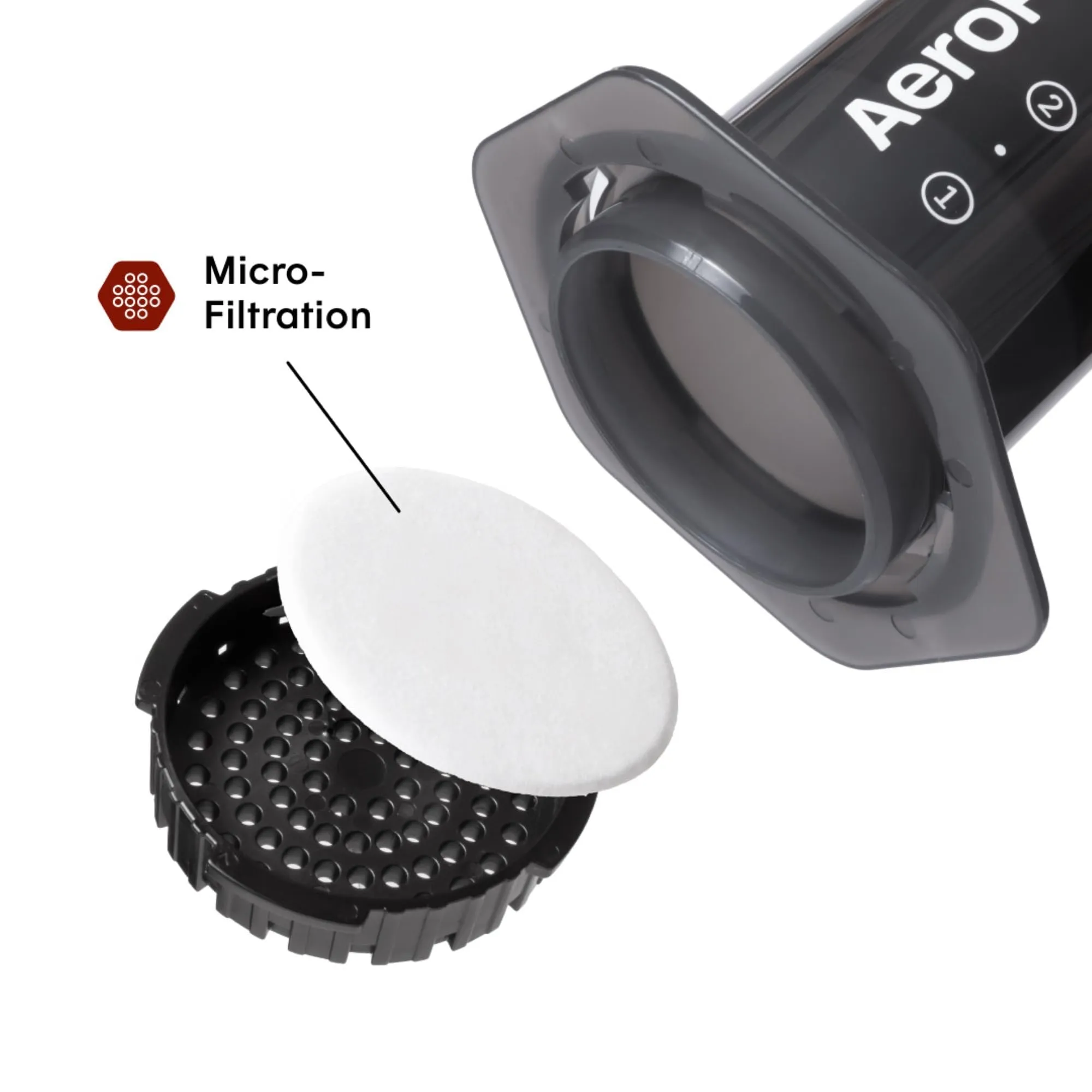 AeroPress Caffettiera Aerobie A80 - Nera - immagine 3
