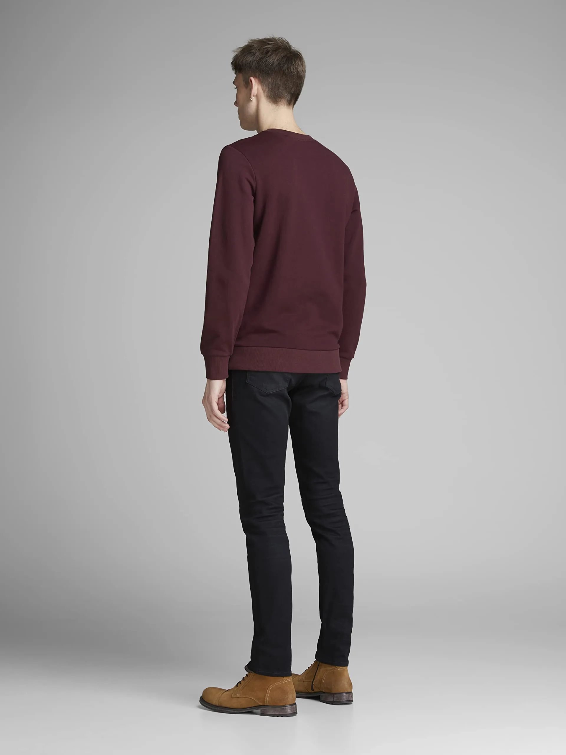 Jack & Jones Maglione da Uomo Rosso Port Royale - S - immagine 3