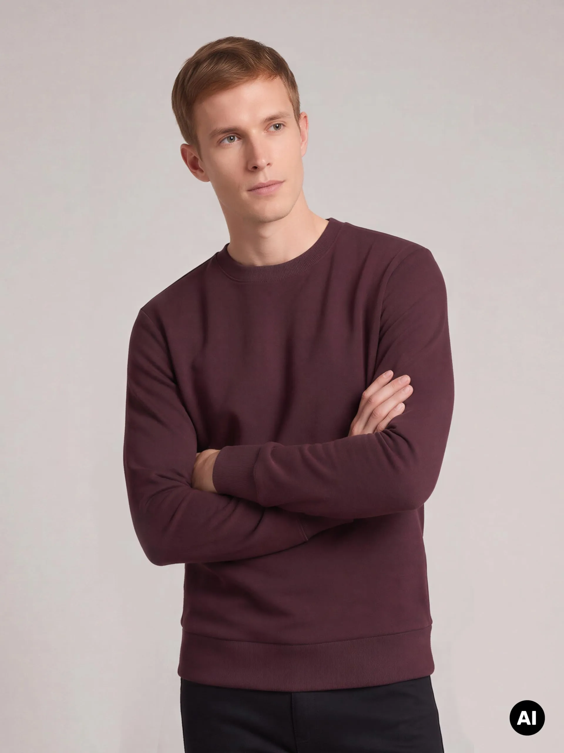 Jack & Jones Maglione da Uomo Rosso Port Royale - S - immagine 4