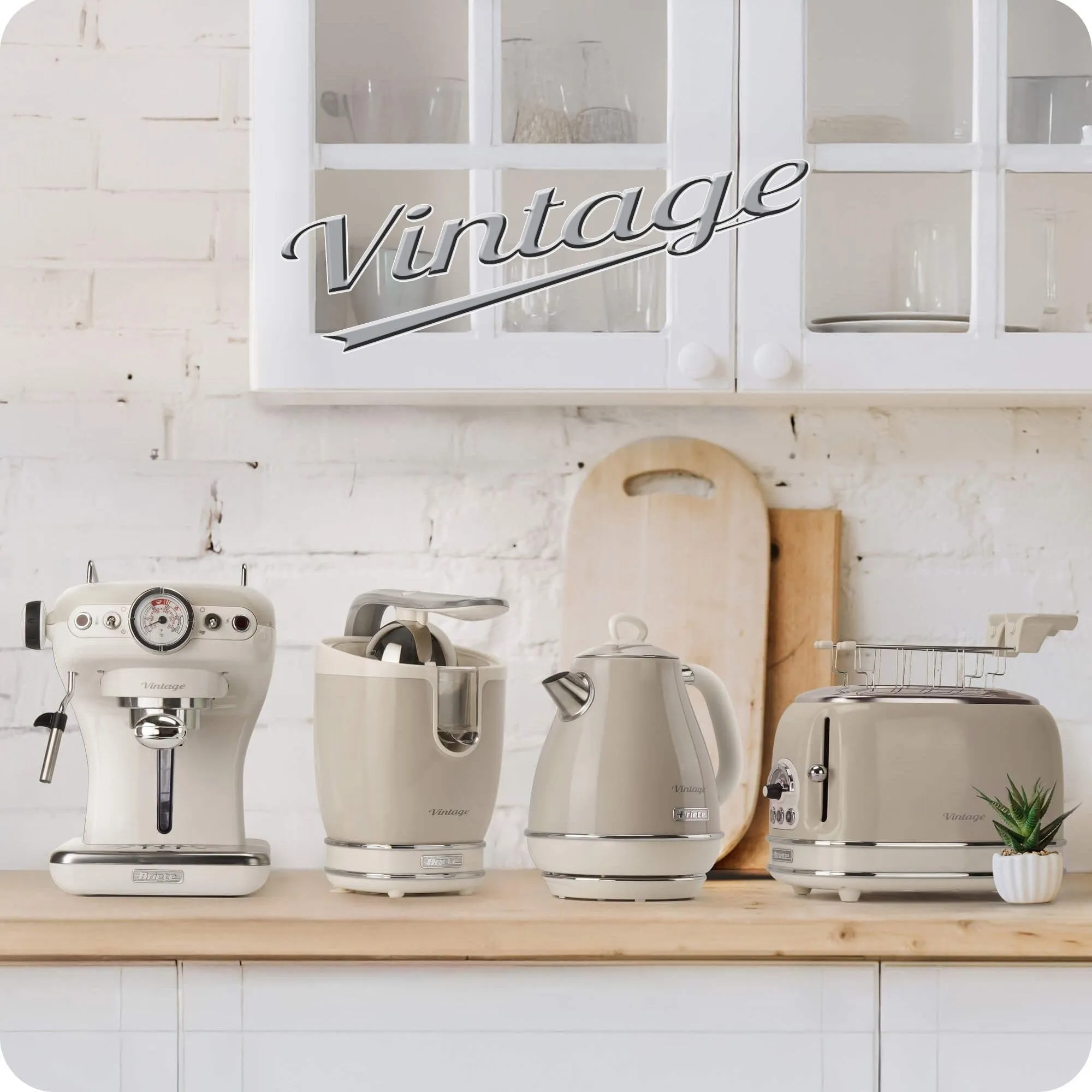 Ariete Vintage 1389 Macchina per Caffè Espresso, Polvere o Cialde ESE, 15 Bar, 850W, Beige - immagine 9