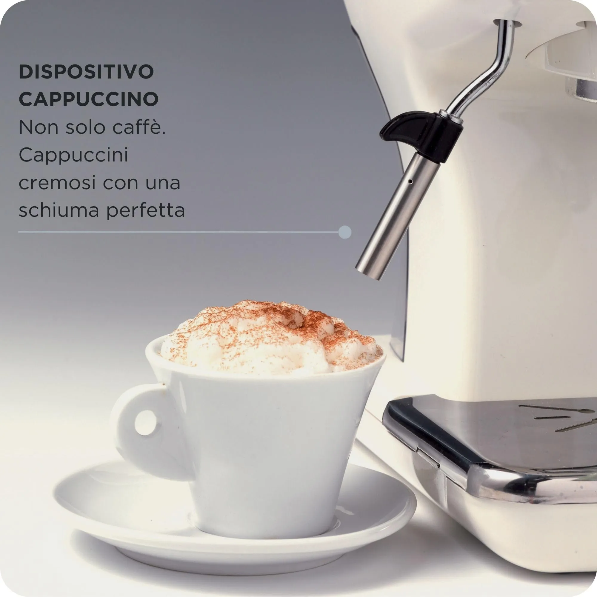 Ariete Caffè Espresso Vintage 1389, Macchina per Caffè Espresso per Polvere o Cialda ESE, 15 Bar, 850W, Celeste - immagine 4