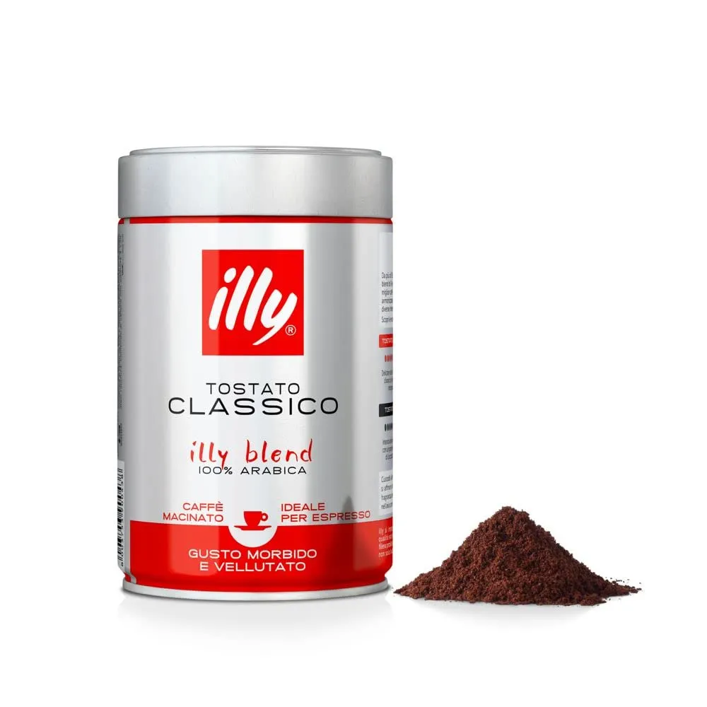 illy Caffè macinato per espresso Tostato Classico, Barattolo da 250g - immagine 2