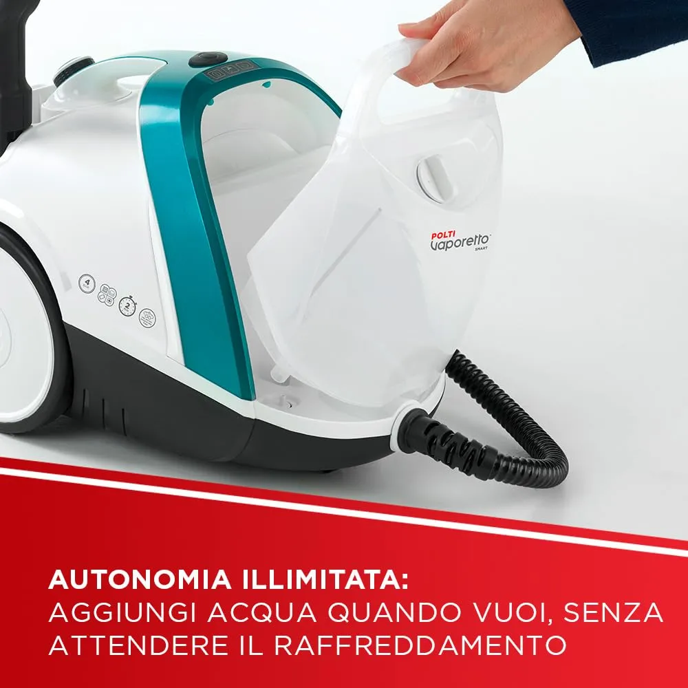 Polti Vaporetto Smart 100 T Pulitore a Vapore con Caldaia - immagine 6