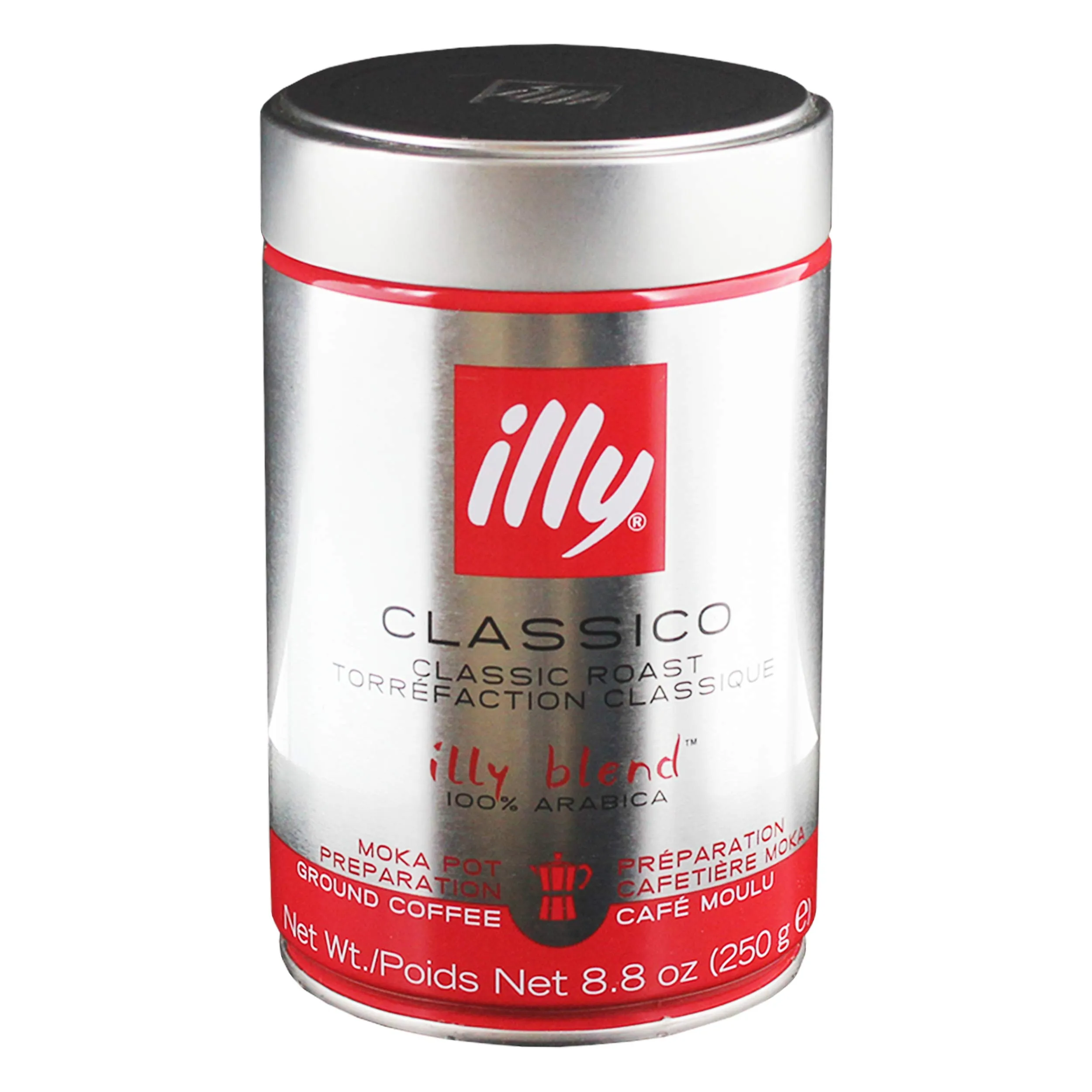 Illy Moka Caffè Arabica 100%, Tostatura Normale, 3 x 250 g - immagine 2