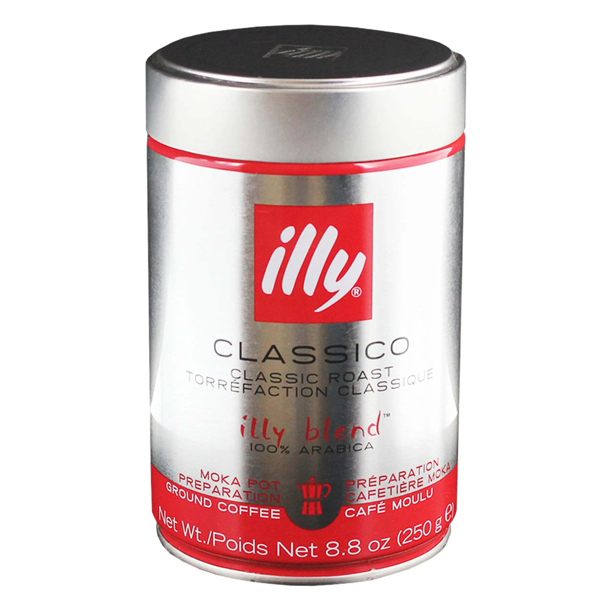 illy Moka 100% Arabica Ground Coffee Espresso, Medium Roast, 12 x 250 g - immagine 2