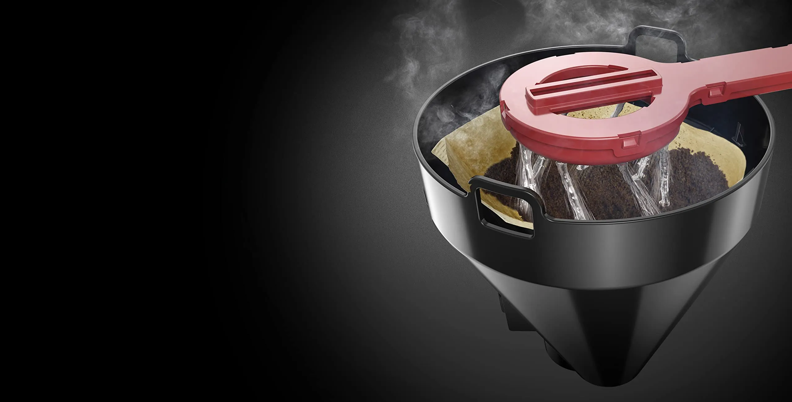 Russell Hobbs Macchina Caffè Americano ColorPlus 24031-56, Rosso, 1.25L, 1100W - immagine 2