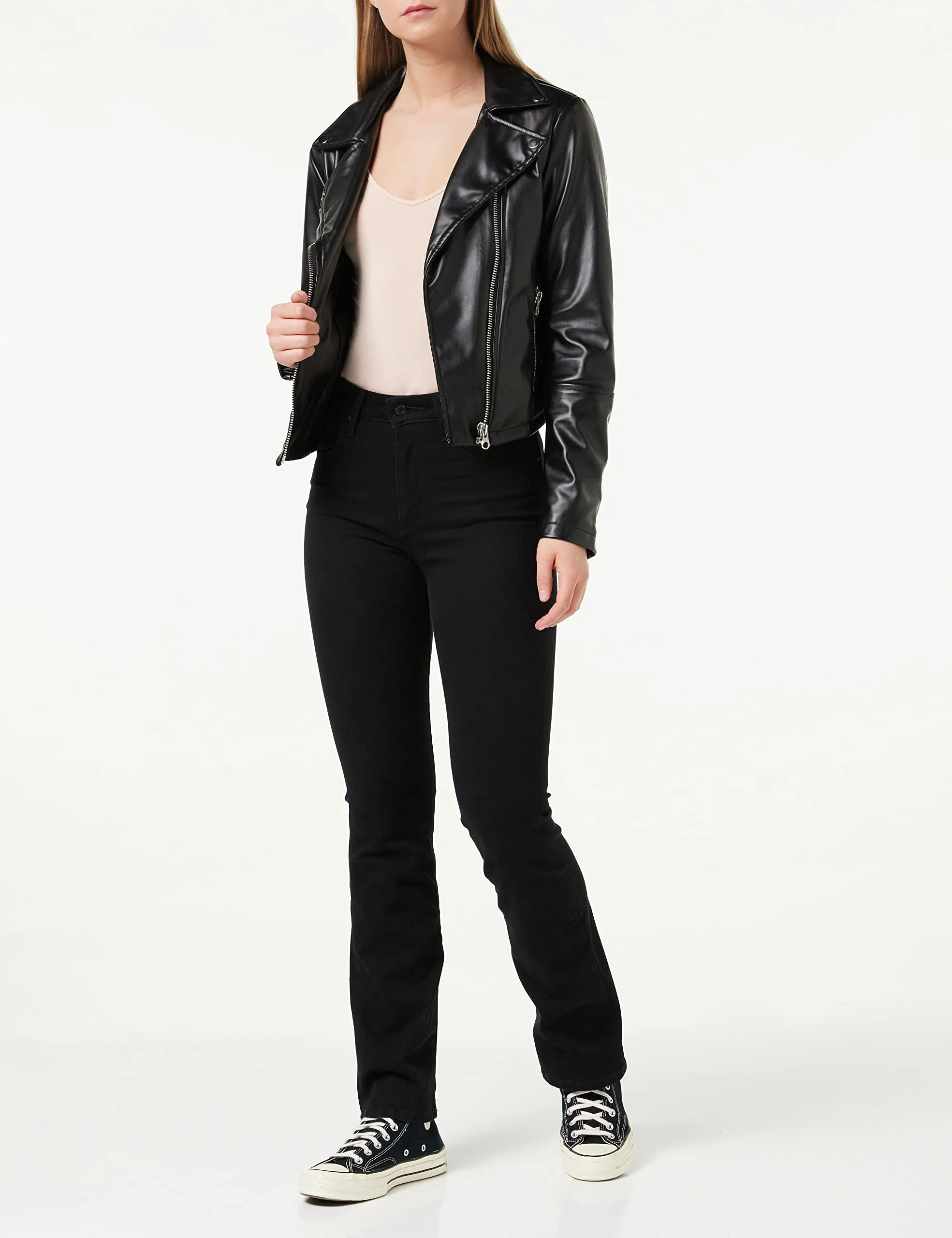 Levi's 725 High Rise Bootcut Jeans Donna, Nero Black Sheep, 24W / 32L - immagine 3
