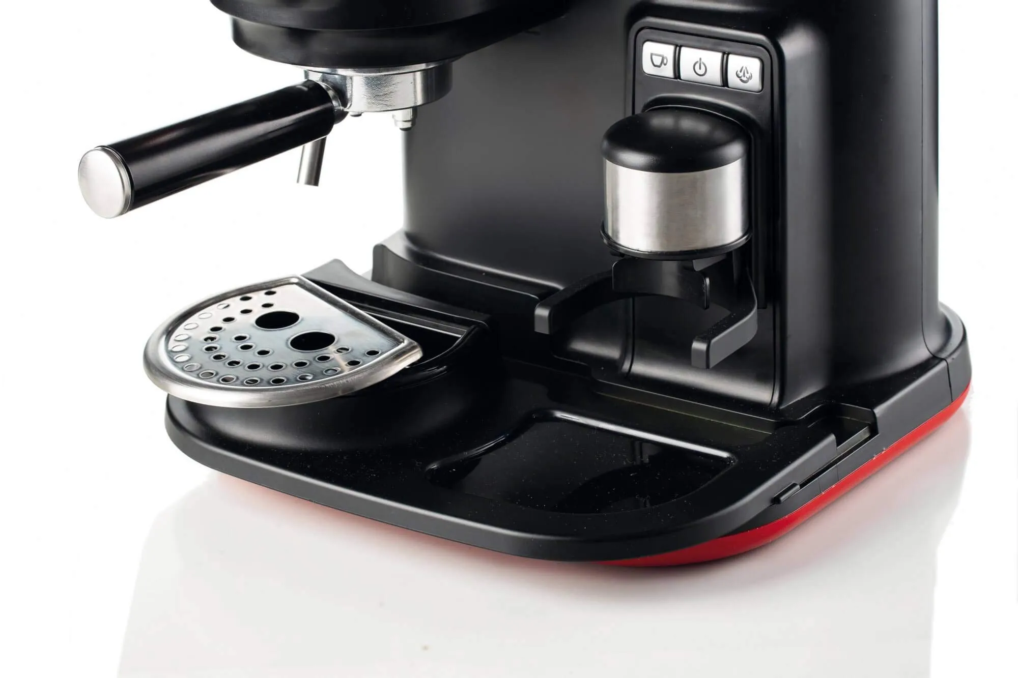 Ariete 1318 Macchina da Caffè con Macinacaffè, Montalatte, 15 bar, 1080 Watt, 0,8 Litri, Rosso - immagine 8