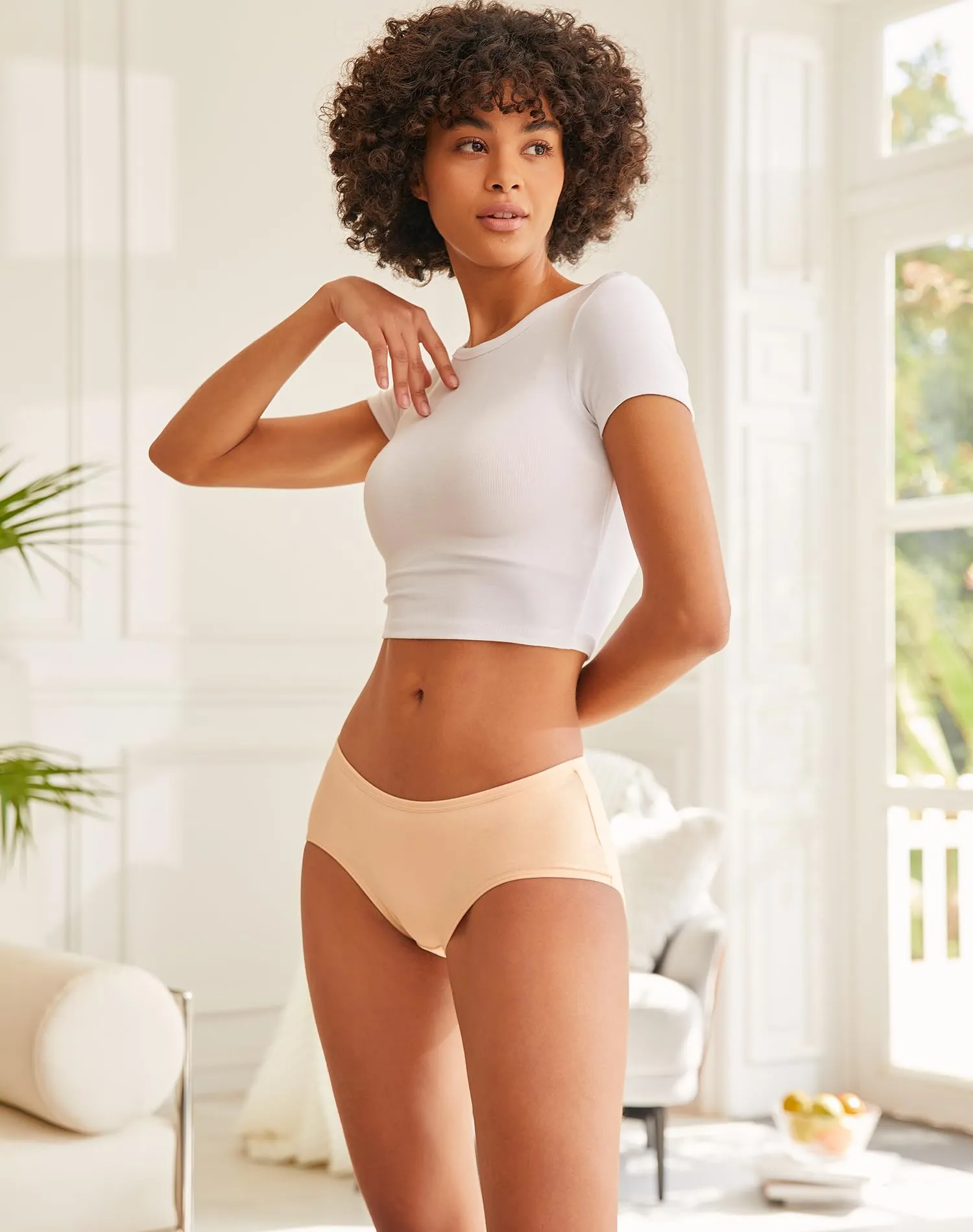 INNERSY Mutande Donna in Cotone, Pacco da 6, Colore Brillante, XXL-EU 46 - immagine 3