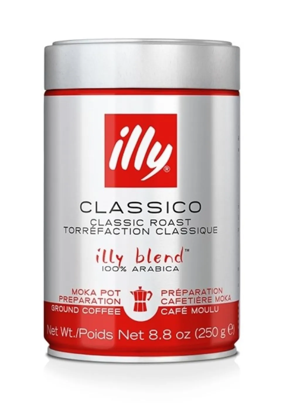 illy Caffè Macinato Moka Tostato Classico - 6 x 250g - immagine 4
