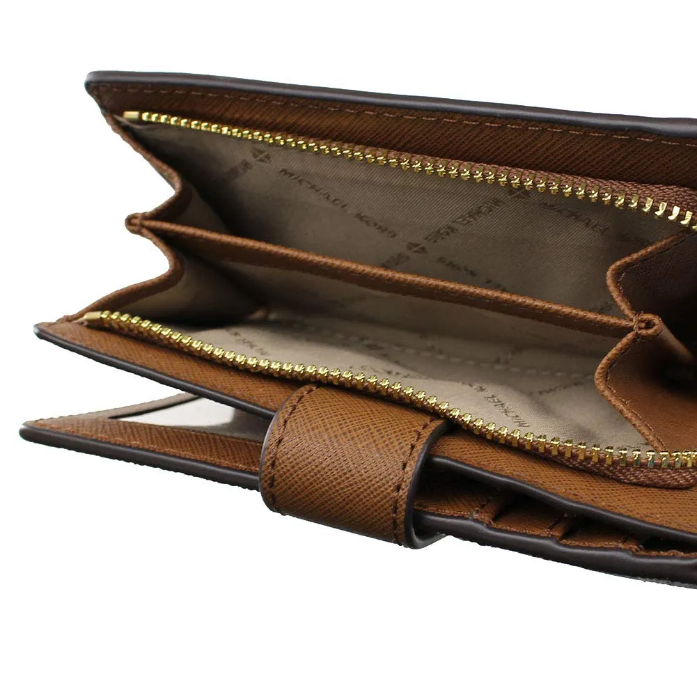 Michael Kors Jet Set Travel Portafoglio portamonete con zip, misura media, Vaniglia - immagine 4