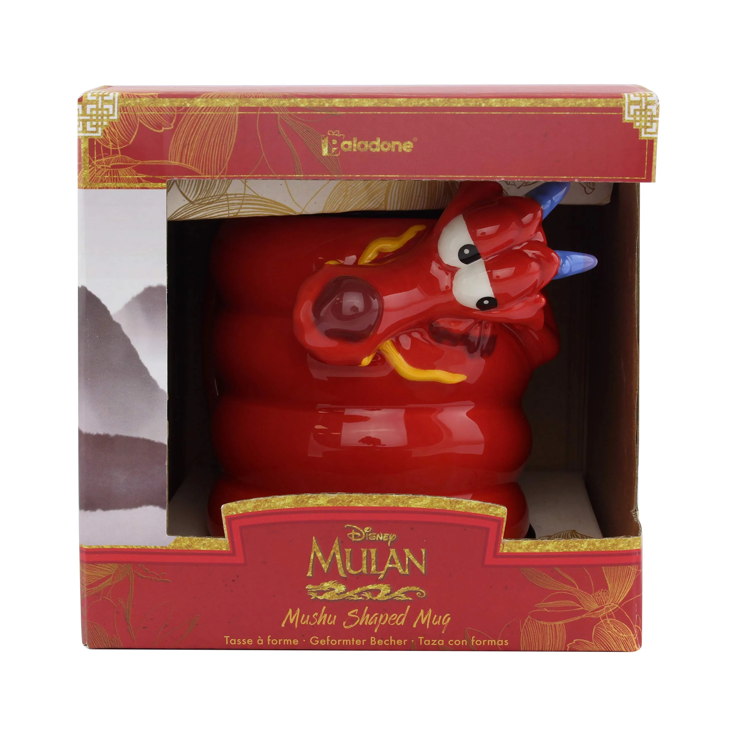 Paladone Tazza in Dolomiti, Mushu, Rosso - immagine 3