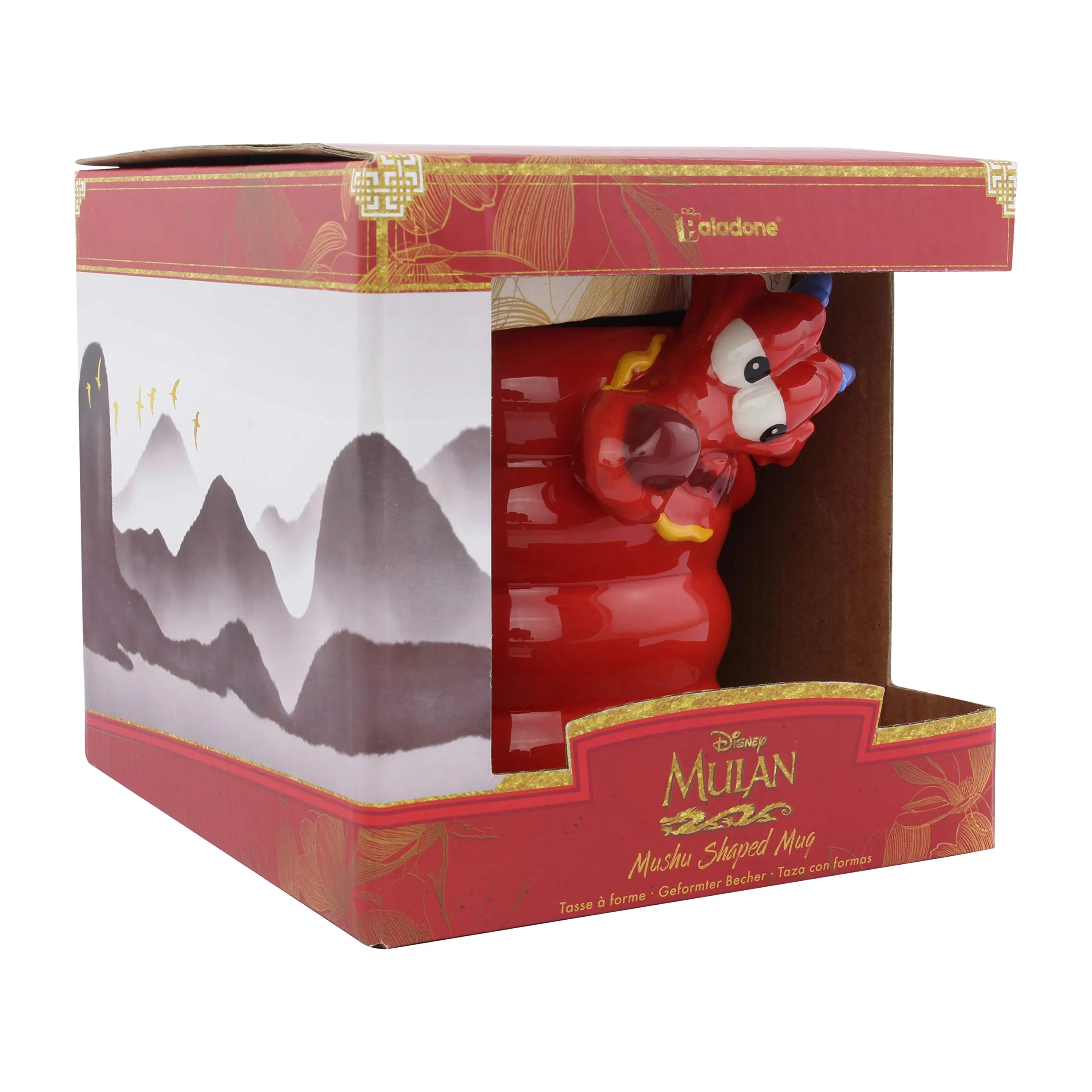 Paladone Tazza in Dolomiti, Mushu, Rosso - immagine 4