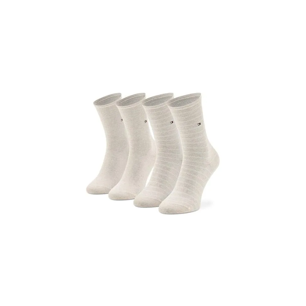 Tommy Hilfiger Classic Women's Socks, Beige 494, 39-42 (Pack of 2) - immagine 2