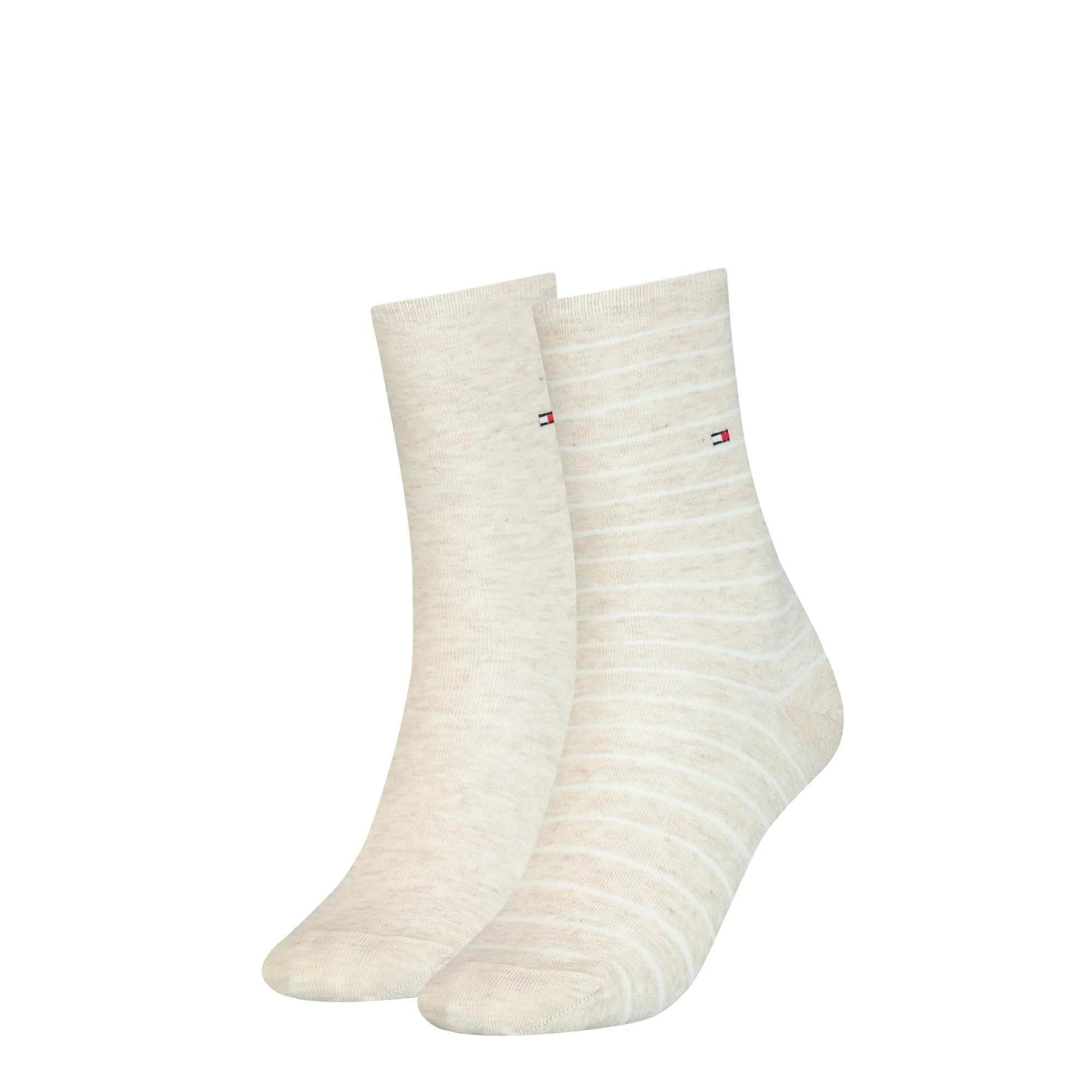 Tommy Hilfiger Classic Women's Socks, Beige 494, 39-42 (Pack of 2) - immagine 3