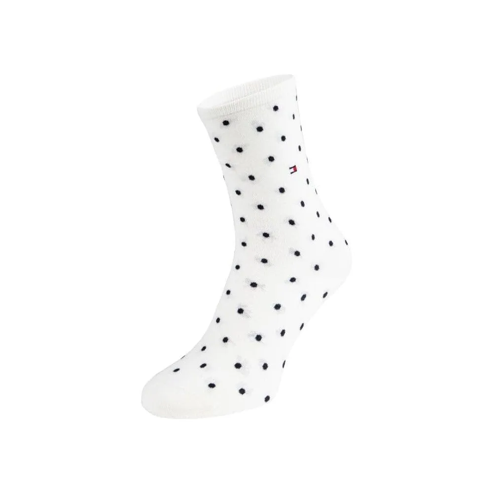 Tommy Hilfiger Classic Calzini Donna, Bianco 354, 35-38 (Pacco da 2) - immagine 3