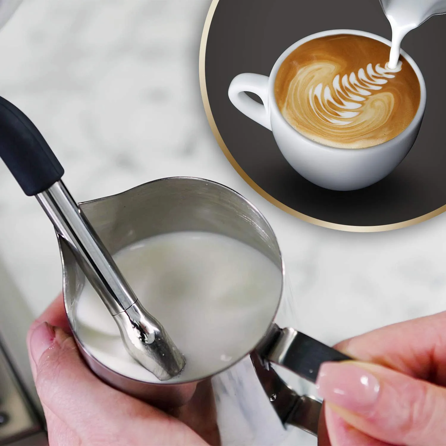 Breville Barista Max VCF126X Macchina da Caffè Espresso con Macinacaffè - immagine 4