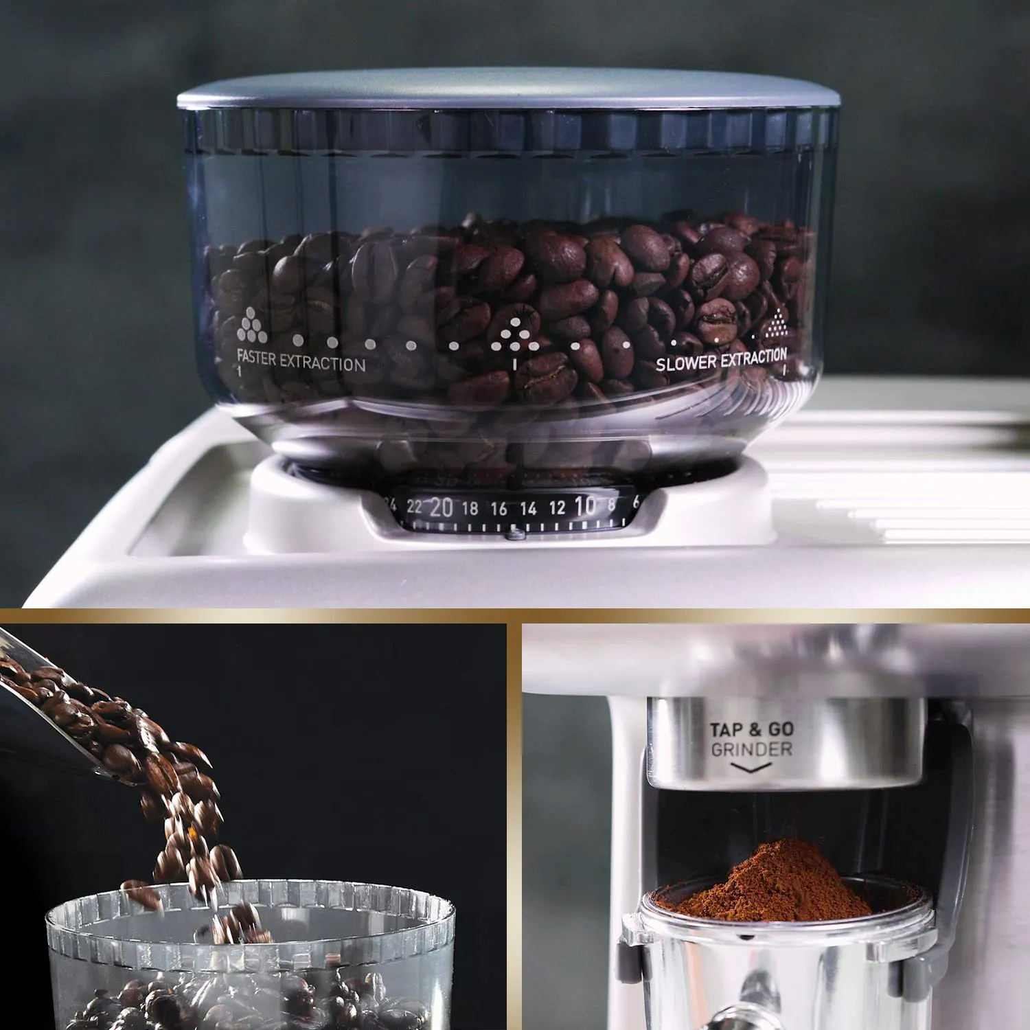 Breville Barista Max VCF126X Macchina da Caffè Espresso con Macinacaffè - immagine 5