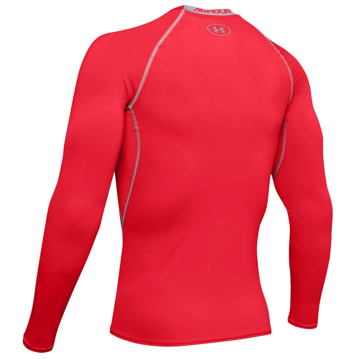 Under Armour UA HG Armour Long Sleeve Men's Shirt, Red/Steel 600, XL - immagine 6