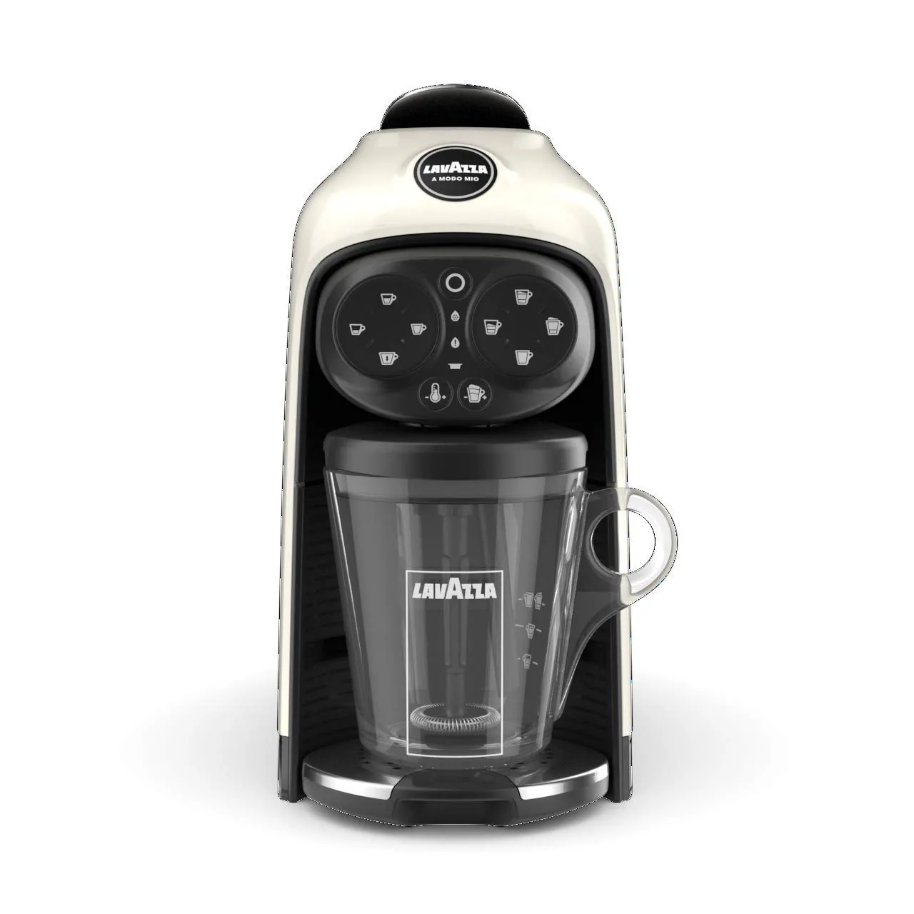 Lavazza A Modo Mio Deséa White Cream Macchina per Caffè, Bianco - immagine 2