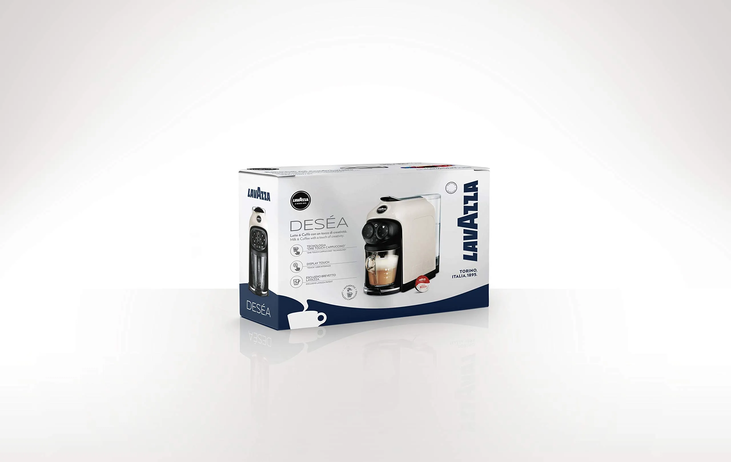 Lavazza A Modo Mio Deséa White Cream Macchina per Caffè, Bianco - immagine 4