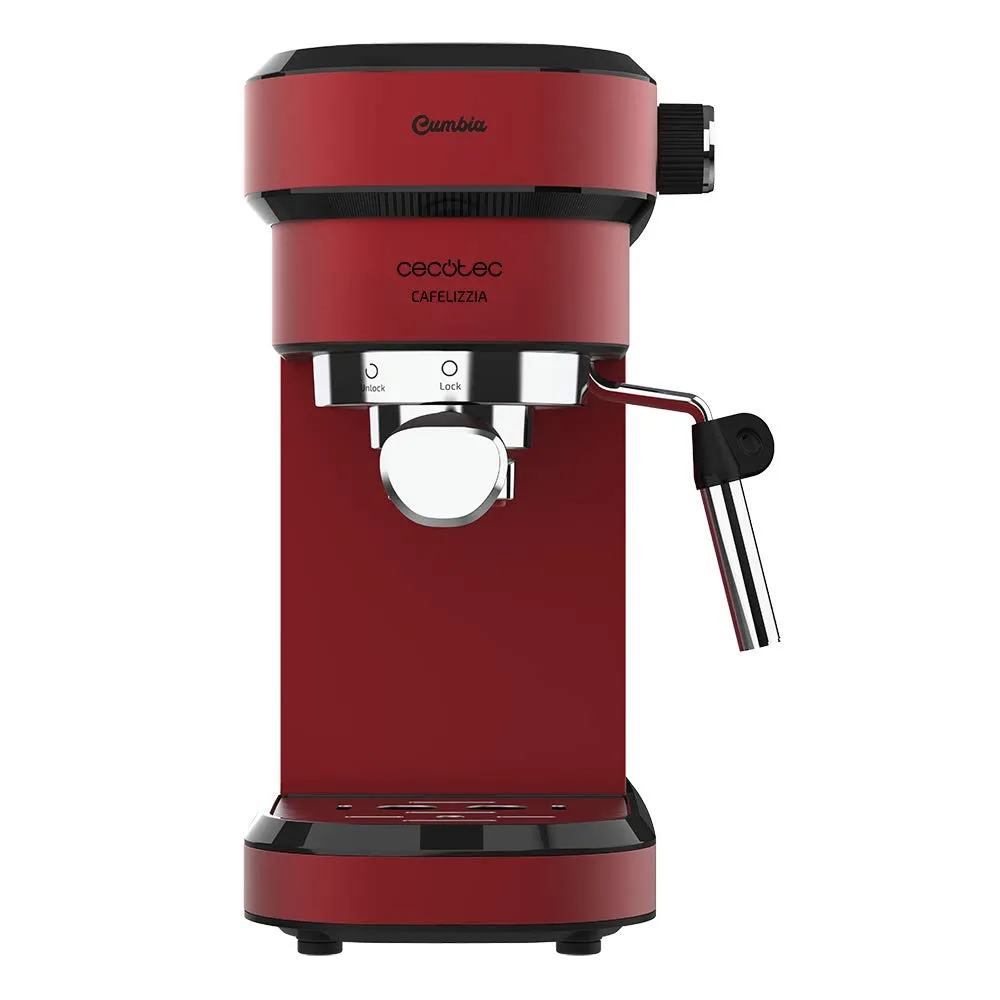 Cecotec Cafelizzia 790 Shiny Macchina da Caffè Espresso e Cappuccino, 1350 W, 20 Bar, Rosso - immagine 1