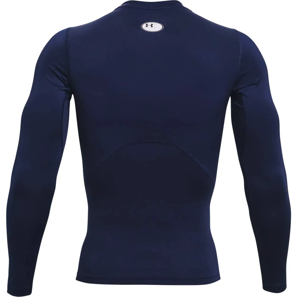 Under Armour UA HG Armour Comp LS Long Sleeve Shirt, Midnight Navy/White, 3XL - immagine 6