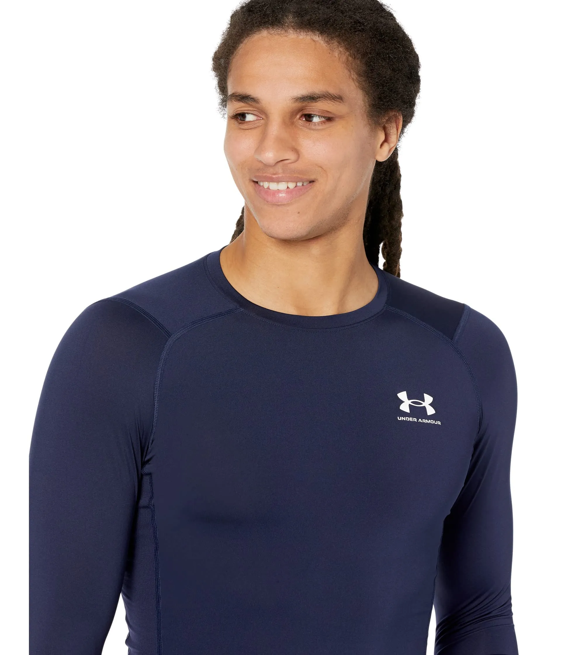 Under Armour UA HG Armour Comp LS, Midnight Navy, XXL - immagine 5
