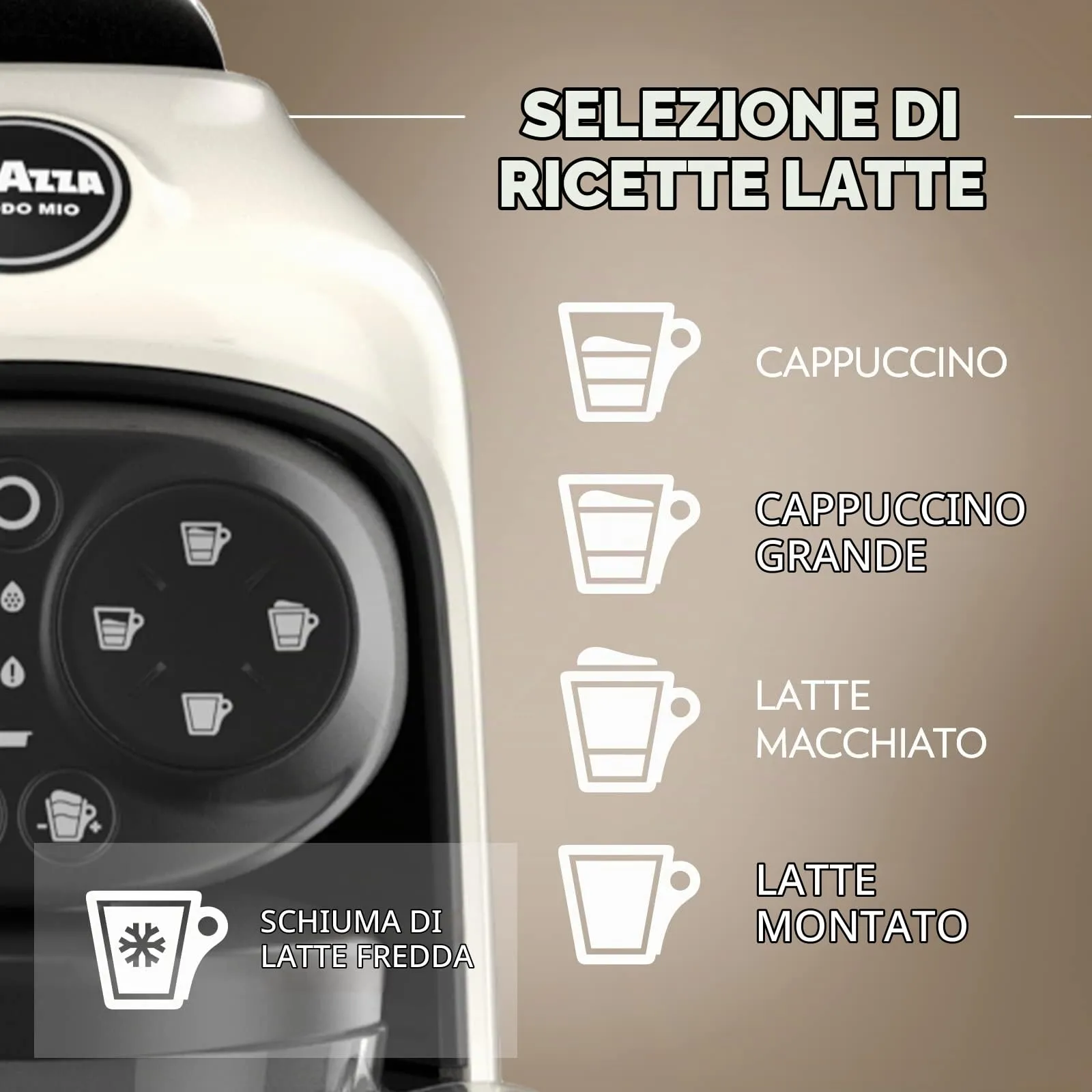Lavazza A Modo Mio Deséa Macchina da caffè espresso, color crema - immagine 6
