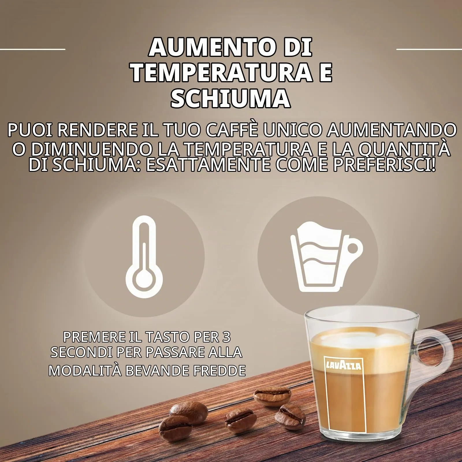 Lavazza A Modo Mio Deséa Macchina da caffè espresso, color crema - immagine 7