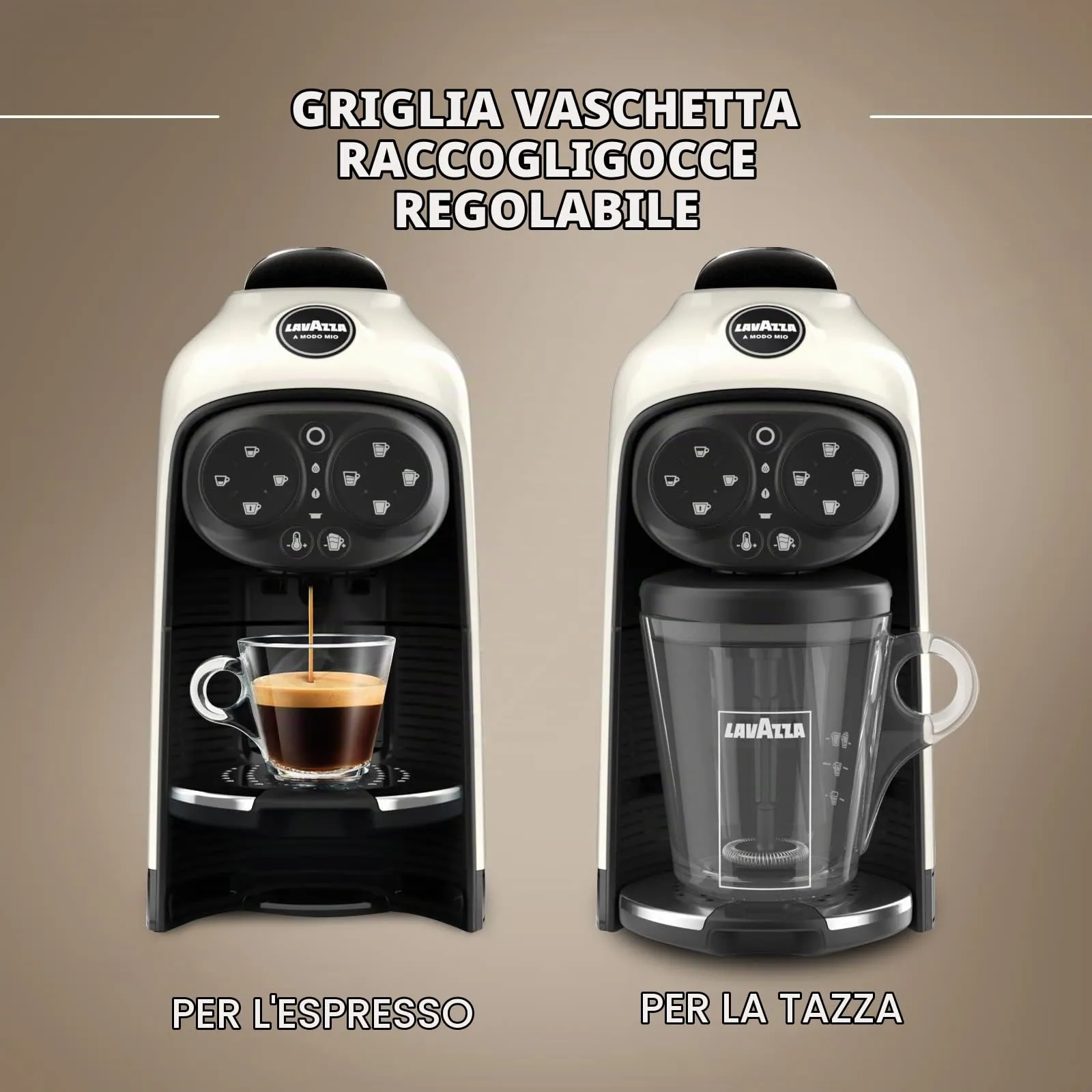 Lavazza A Modo Mio Deséa Macchina da caffè espresso, color crema - immagine 9