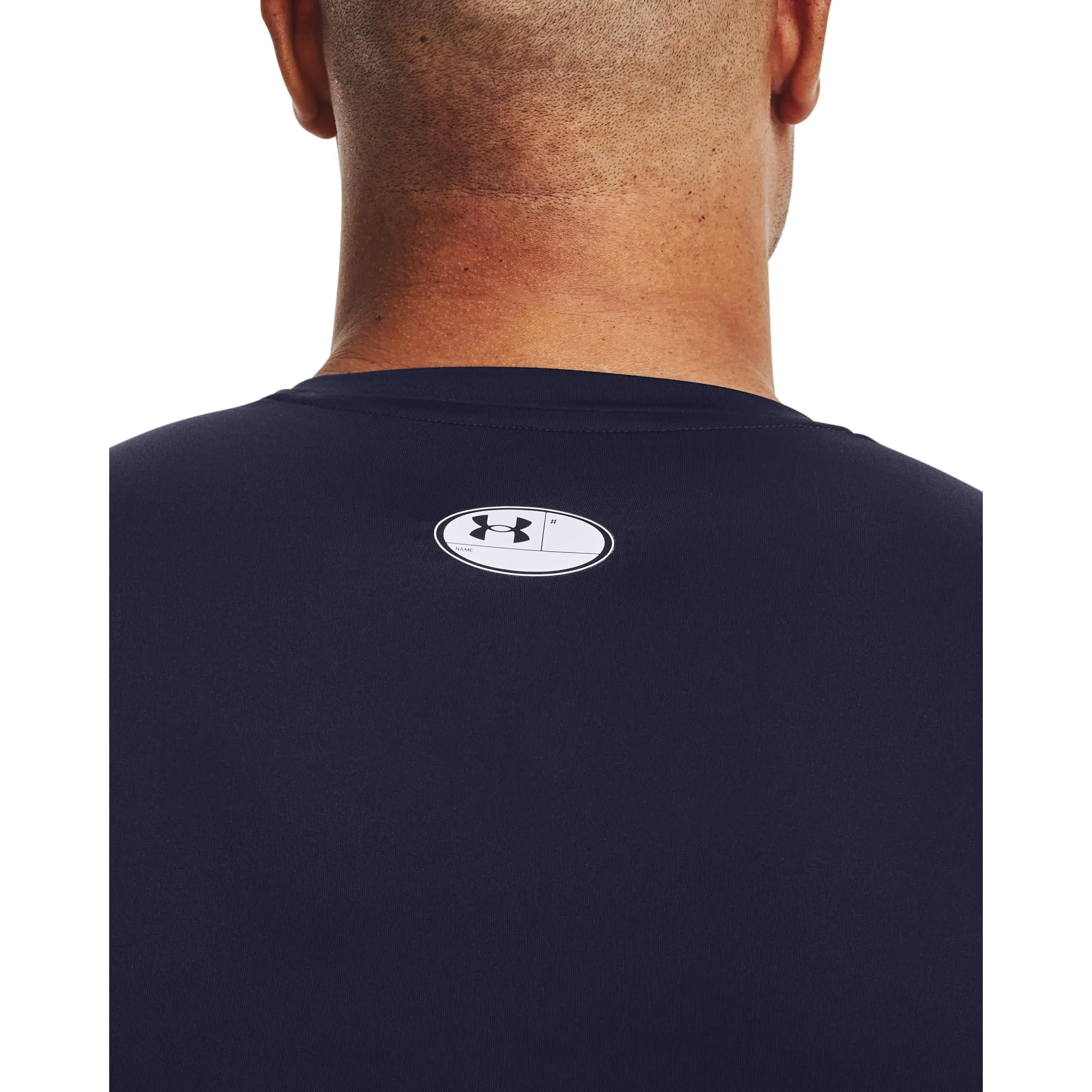 Under Armour UA HG Armour Comp LS Long Sleeve Shirt, Midnight Navy, M - immagine 6