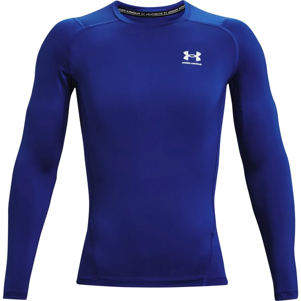 Under Armour UA HG Armour Comp LS Maglietta a maniche lunghe, Royal, S Uomo - immagine 5
